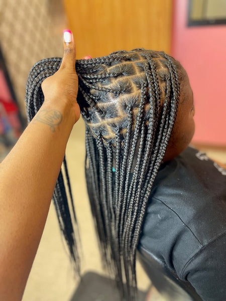 Medium Knotless Braids